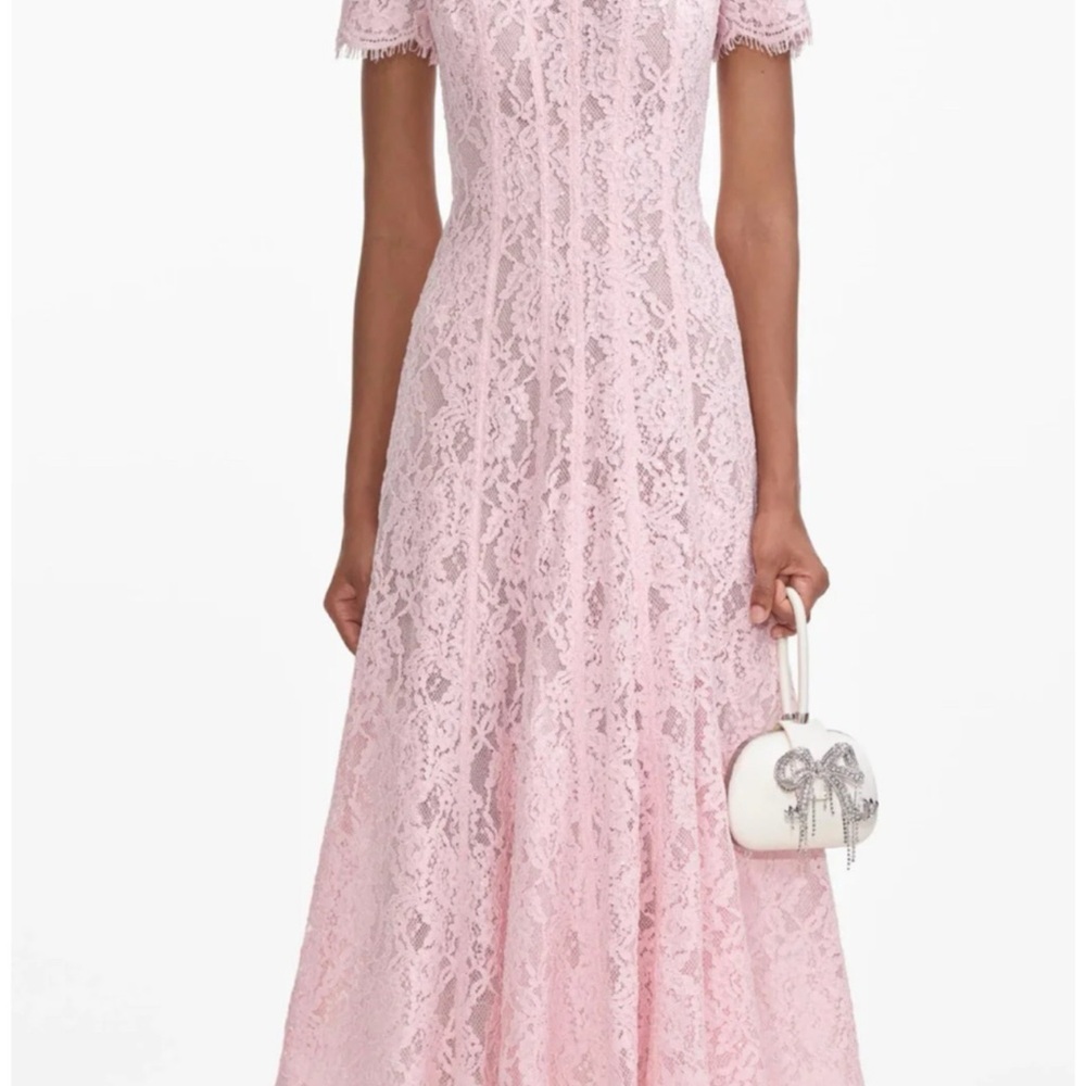 Blush Pink Lace Maxi Dress - Elegant Women's Gown